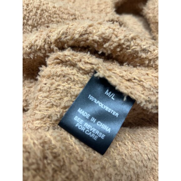 Wishlist Cozy Oversized Knit Sweater M/L V-Neck Pullover In Tan By Wishlist - Picture 7 of 7